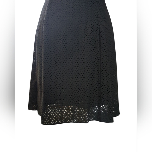 Theory Dress Color Black Size 00 BD Ruffle DR Nova Eyelet - Picture 5 of 10